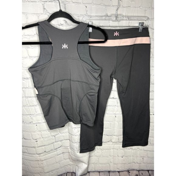 KYODAN LADIES 2PC PINK AND GRAY ATHLETIC/YOGA SET   SZ (M)    EUC     E-193 - Picture 5 of 5